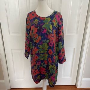 J. Crew Floral Multicolor Dress